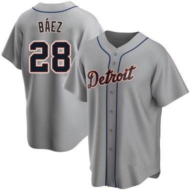 JAVIER BAEZ Men's Majestic Detroit Tigers Navy Blue T-Shirt Jersey  Tags 3X Tall